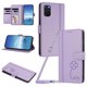 thumbnail image 1 of Funda Cartera Trébol para Samsung Galaxy S20 Plus con Ranuras Tarjetas y Carga Inalámbrica Morado claro, 1 of 6