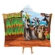 thumbnail image 1 of ¡Viva el Rey Julien! Manta Capa con Capucha Anti-Bolitas, Manta de Lana Ártica Suave, Manta Portátil de Felpa Ligera y Lujosa, Poncho para Siesta en Casa y Oficina, 100*130cm, 1 of 6