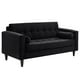 thumbnail image 5 of Sofa Retro 3C Felpa 00 Negro, 5 of 6