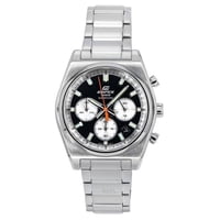 Reloj Casio Edifice Cronógrafo Análogo Acero Inoxidable Esfera Negra Cuarzo Efb-730D-1Av 100M Para Hombre