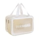 thumbnail image 4 of Neceser De Viaje, Bolsa De Maquillaje Con Separación En Seco Y Húmedo Para Natación, Senderismo, Hogar, Blanco, M, 4 of 5