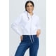 thumbnail image 1 of Polerón Mujer Zipper Crop Blanco, 1 of 4