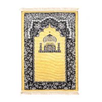 Bothyi - Alfombra De Oración Rectangular, Regalo Islámico Portátil Único Para Meditación, Viajes, Niños, Amarillo