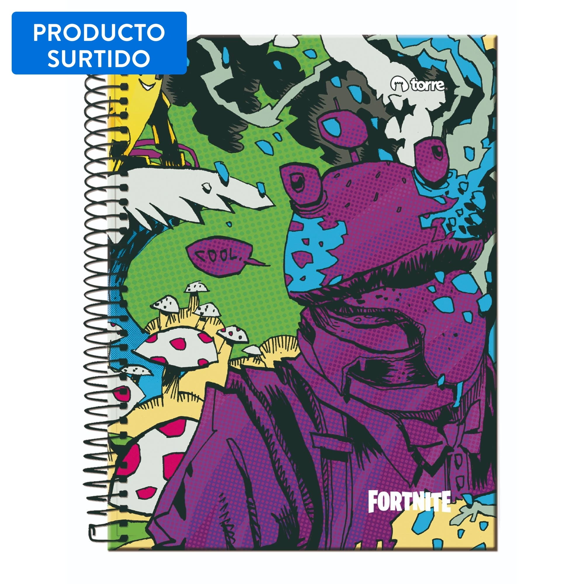 Cuaderno Top Fortnite, Producto Surtido 1 Un Torre
