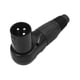 thumbnail image 4 of Conector De Cable Xlr En Ángulo Recto Para Altavoz Mezclador En Ángulo Recto Conector Xlr De 3 Pines, 4 of 5