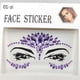 thumbnail image 1 of 5.71*5.91inch Sexy Face Sticker Rhinestone Tattoo Sticker Flashy False Tattoo Women's Party Eyebrow Sticker Decoration DIY Jewelry Tattoo Sticker, 1 of 3