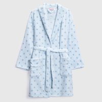 Zahr - Bata Mujer Coral Diseño Puntos Celeste Talla S/M