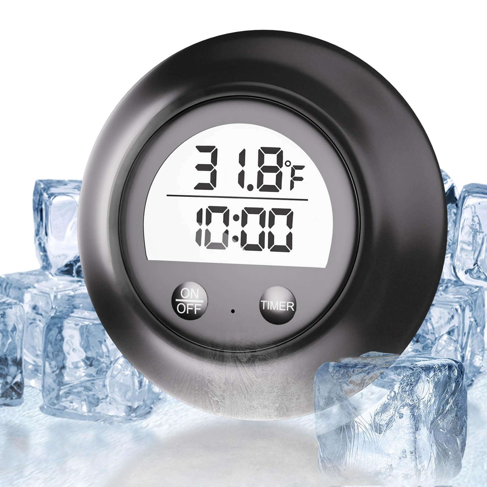 Termómetro Impermeable Suoimk Para Baño De Hielo Con Temporizador Flotante