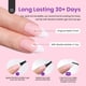 thumbnail image 4 of Press On Nails, puntas francesas con forma de escarabajos, 210 unidades, rosa, tamaño mediano, 4 of 6