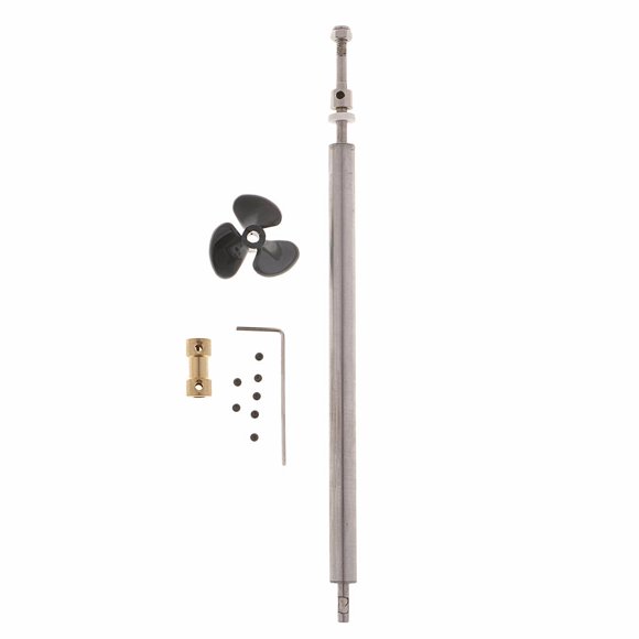RC Boat Ship Parts Conjunto de sistema de eje de transmisión de metal de 10 cm para eje de motor de 2.3 mm