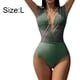 thumbnail image 2 of Traje de baño de una pieza para mujer, sexy, con escote en V profundo y espalda cruzada, 2 of 8
