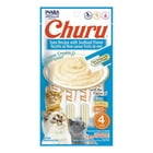 Snack para Gatos Churu Sabor Atún y Mariscos 4 Tubos