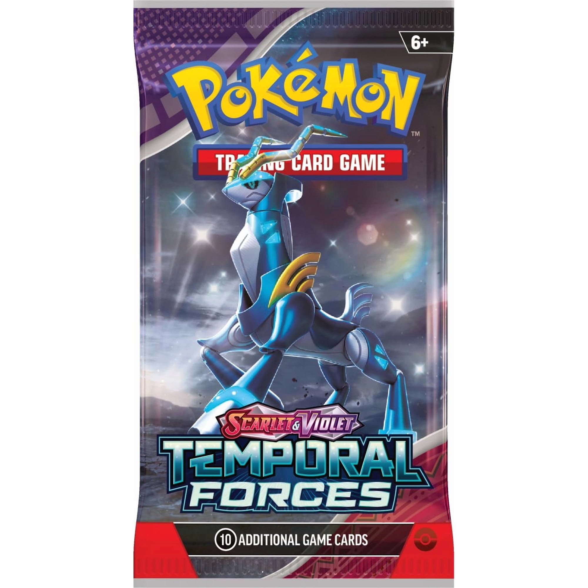 Pokémon TCG Escarlata y Púrpura Fuerzas Temporales 10 Cartas