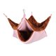 thumbnail image 1 of Cama De Nido De Ardilla De Peluche De Doble Capa Cama De Patinador De Azúcar Caliente Para Mascotas Cama De Mascotas Colgante Acogedora Rosa Para Uso Interior, 1 of 3