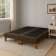 thumbnail image 1 of Base De Cama 2 Plazas Café Oscuro, 1 of 3