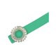 thumbnail image 2 of Cinturón de cuero sintético para mujer INSPIRE CHIC, cinturón de moda para damas con hebilla de piedras de imitación para jeans y pantalones 40.6x1.1" Verde, 2 of 6