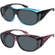 thumbnail image 1 of Gafas de sol Fit Over Wrap, polarizadas, 100% UV, para hombre y mujer, 1 of 6