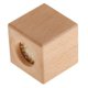 thumbnail image 3 of Cubo De Madera Mordedor Dentición Del Bebé Agarrando Juguetes Sensoriales Cubo De Cuentas Amarillas, 3 of 5