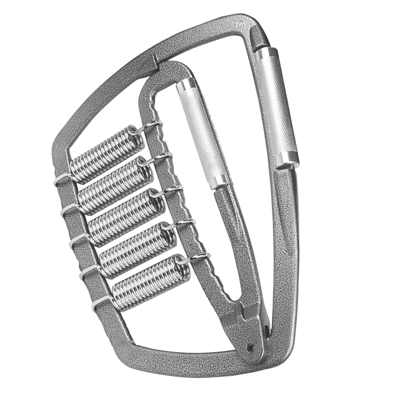 Ioensy - Fortalecedor De Agarre De Mano Agarre De Mano Empuñaduras De Antebrazo De Metal Ejercitador Ajustable 5 Resortes