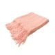 thumbnail image 1 of Manta Tejida Rosado, 1 of 5