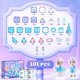 thumbnail image 5 of TikTiles 101 piezas - Set de Castillo de Princesa de Nieve magnético, 5 of 8