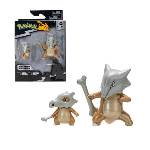 Figuras Pokémon Evolution Cubone De 2 Y 3 Pulgadas
