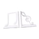 thumbnail image 3 of 2x Notas Musicales Boodends Regalos Navideños Resistentes Resina Para Estante Dormitorio Oficina Blanco, 3 of 5
