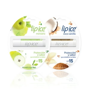 Lip Ice - Pack Regular 2 Sabores Manzana/Coco-V