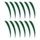 thumbnail image 3 of 12 piezas 3 pulgadas tiro con arco flecha pavo plumas fletchings paletas verde oscuro, 3 of 5