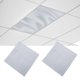 thumbnail image 1 of 2 Cubiertas Fluorescentes, Cubiertas Magnéticas para Luz de Techo de 4 x 2 Pies, Paneles Difusores para Techo Registrable, Filtros para Oficina, Aula, Escuela y Hogar, Material de Tela Poliéster, Gris, 1 of 7