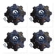thumbnail image 1 of Tapón central FUEL OFF-ROAD negro de 8 pernos (paquete de 4), 1 of 1