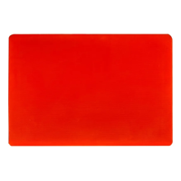 Genérico - Tabla De Corte Roja 45X30 Cm Rojo