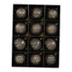 thumbnail image 2 of 12 Bolas Colgantes Navideñas De 3,15 Pulgadas, Versátiles Y Rústicas, Para Decorar El árbol De Navidad, En Negro Y Dorado., 2 of 5