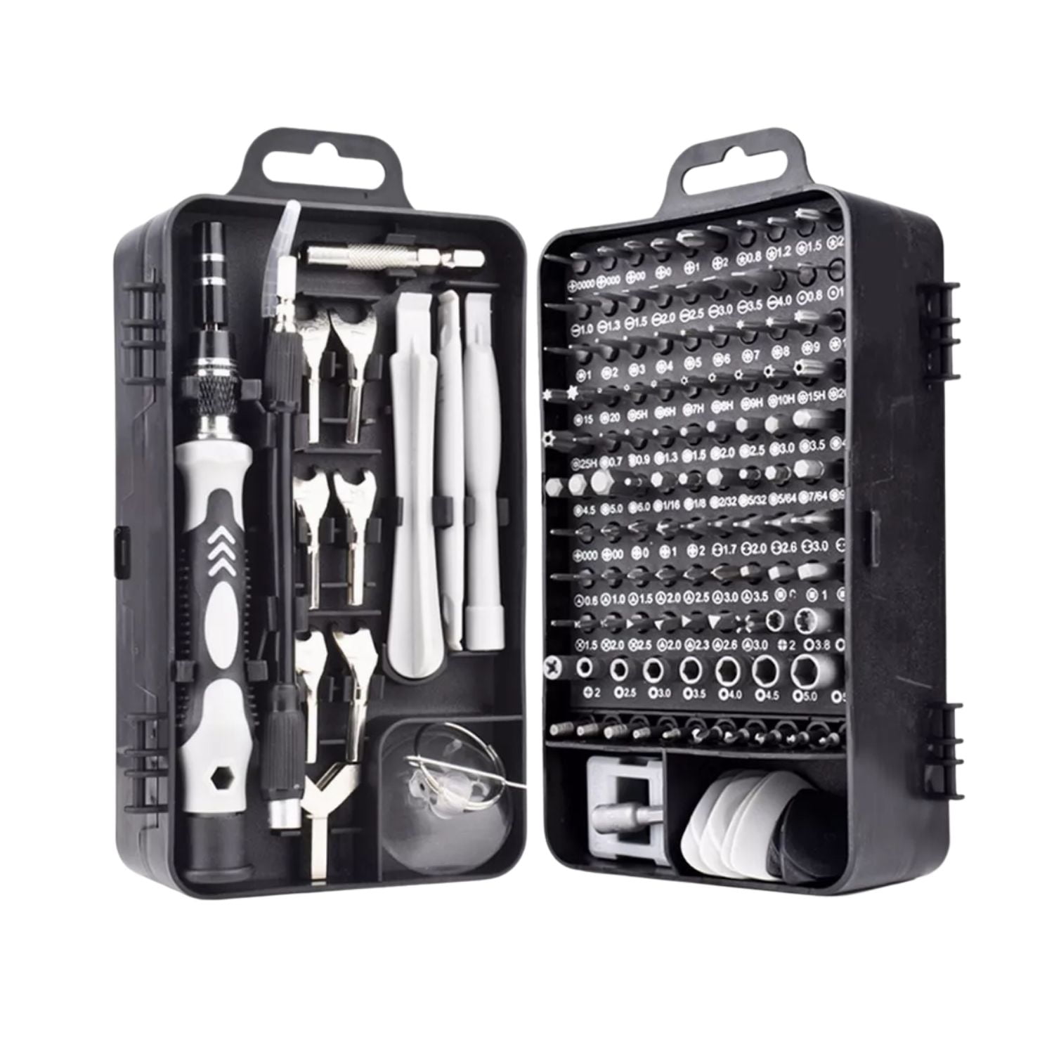 Importclick - Juego Destornilladores Precisión Profesional 135 Piezas Negro