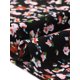 thumbnail image 5 of Agnes Orinda Blusa Casual de Verano para Mujer de Talla Grande con Estampado Floral, Cuello en V con Volantes, Mangas Cortas Abullonadas con Volantes, 4X Negro, 5 of 8