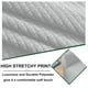 thumbnail image 4 of Funda elástica para sillón moderno de mediados de siglo, una pieza, con acento de jacquard y brazos, suave, impermeable, para sala de estar, protector de muebles, oficina, recepción y lectura., 4 of 6