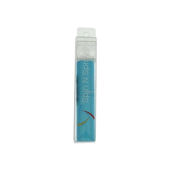 Atomizador SPIN N SPRAY turquesa de 10 ml (130 pulverizaciones) recargable
