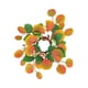 thumbnail image 4 of Decoración De Anillo De Vela De Hoja De Eucalipto Simulada Para Fiestas De Cumpleaños Resistente Naranja, 4 of 5
