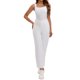 thumbnail image 2 of INSPIRE CHIC Tanques de Espalda en U para Mujeres con Sujetador Incorporado, Tops Básicos Sedosos que No se Muestran L Blanco, 2 of 5