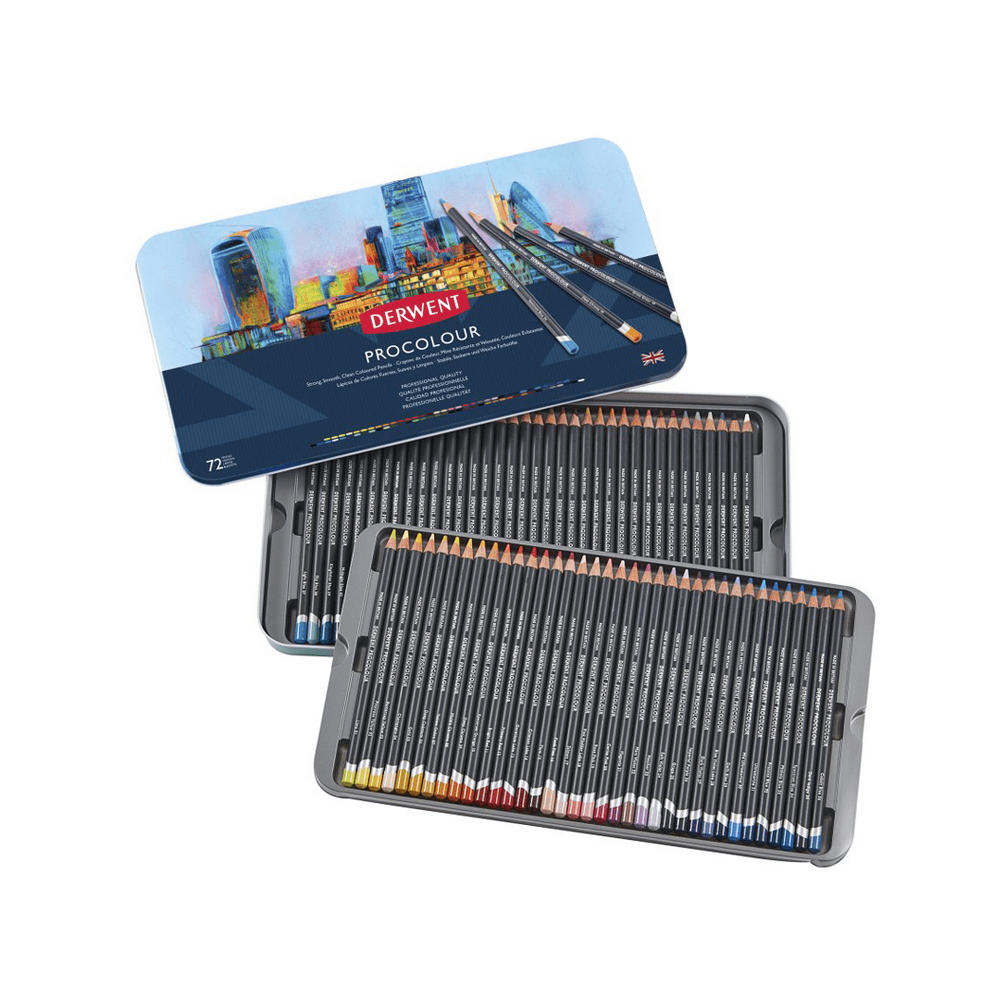 Lápices De Colores Procolour Derwent Set 72
