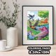 thumbnail image 2 of Libro para colorear Crayola Bird, 40 págs. para adultos, 21,6 x 25,4 cm, perforado, 2 of 7