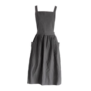 Bothyi - Delantal De Catering De Algodón Delantal De Peluquería Sin Mangas Para Chef De Cocina Gris