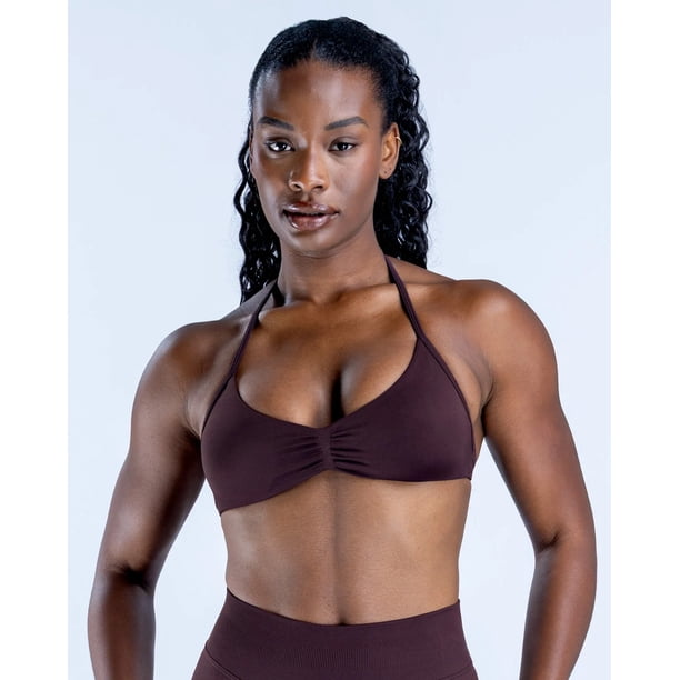 Top Deportivo Sujetador Halter con Almohadillas Removibles - YJ332