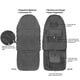 thumbnail image 5 of Funda de asiento de coche TIROL impermeable para asiento delantero con respaldo alto (paquete de 2), 5 of 9