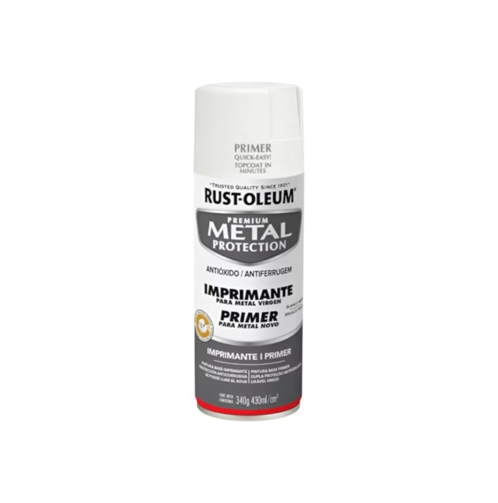 Pintura Antióxido Imprimante Rust Oleum Blanco Mate 340G