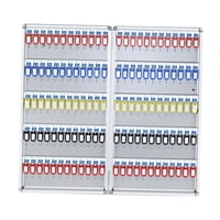Magideal - Caja De Seguridad Para Llaves, Armario Para Llaves, Organizador De Llaves De Pared, Caja De Almacenamiento De Llaves Para Lotes De Automóviles, Comple 120 Etiquetas Clave