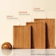 thumbnail image 5 of Juego de tablas de cortar SMIRLY Wood de bambú carbonizado, 3 piezas con soporte, 5 of 9