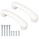 thumbnail image 1 of Uxcell 2 Pcs Tiradores de Cajón de Cerámica Blanca para Armario de Cocina, 1 of 6