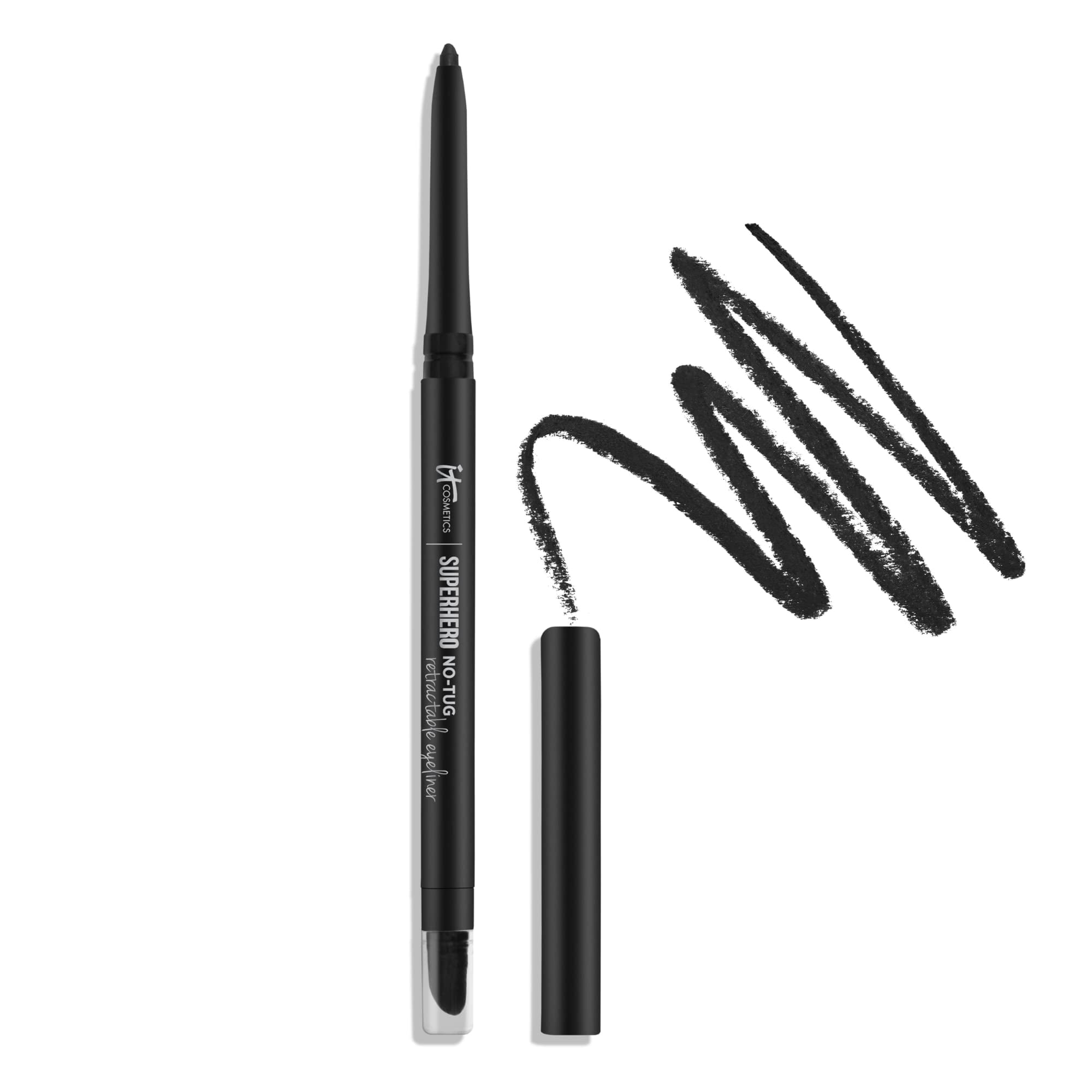 Delineador It Cosmetics Superhero No-tug Retráctil Negro