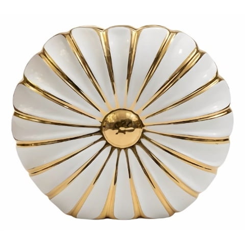 Genérico - Florero Decorativo Elegante Detalle Ornamental Contraste Jhn